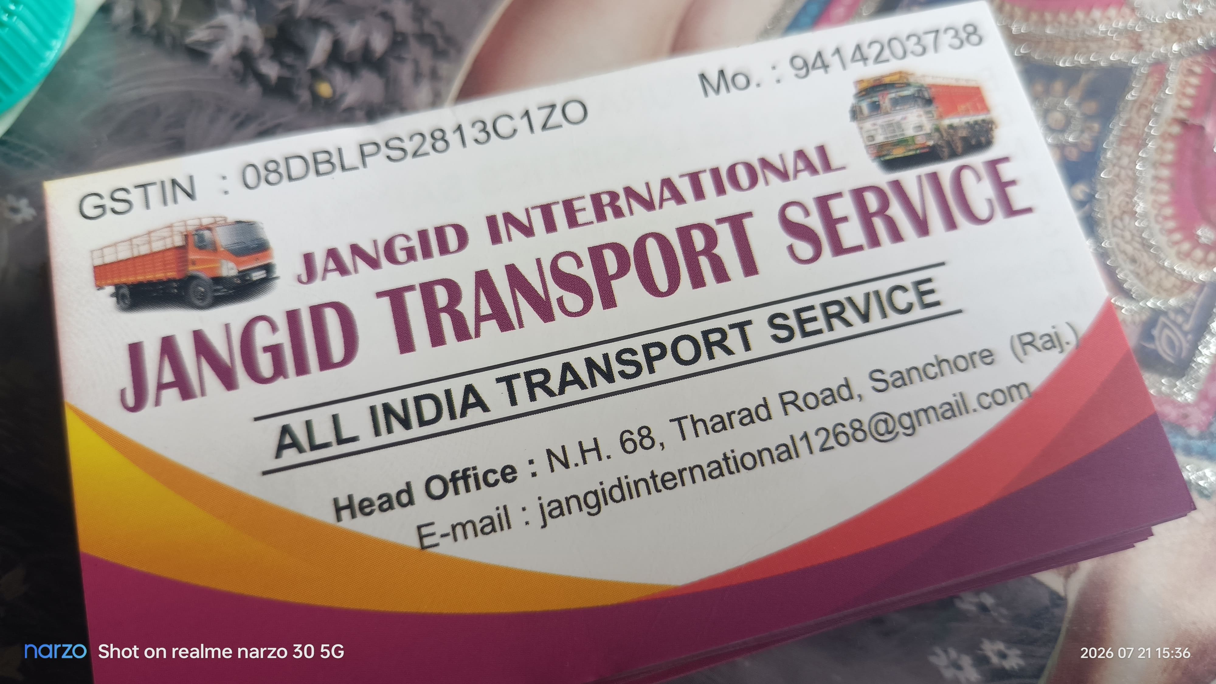 Jangid International Sanchore